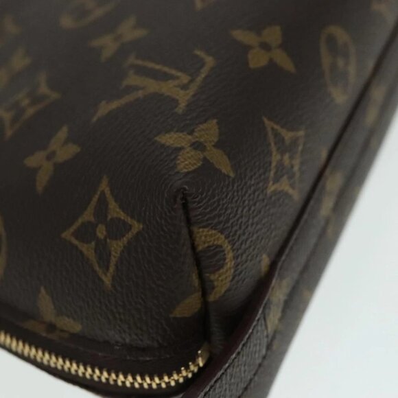 LOUIS VUITTON Monogram Trousse Demi Ronde Cosmetic Pouch M47520 LV Auth 91945 - Picture 6 of 14
